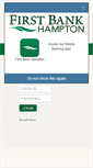 Mobile Screenshot of firstbankhampton.com